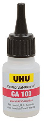 UHU 48513 Sekundenkleber, CA 103, Flasche mit 20 g