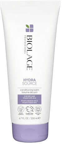 Biolage Pflegender Conditioner für strapaziertes, trockenes Haar, Mehr Geschmeidigkeit und Feuchtigkeit, Mit Aloe Vera, Hydra Source, 1 x 200 ml