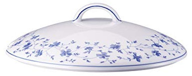 Arzberg Form 1382 Couvercle de Terrine 2.65 L, Pièce Détachée, Pièce de Rechange, Fleurs Bleues, Porcelaine, 41382-607671-11022