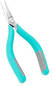 Weller Erem 2400 MagicSense - Pinza a punta fine in acciaio, con ganascia liscia, lunghezza 12,7 cm, manico ergonomico
