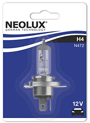 Ampoule halogène Neolux N472 Standard H4 60/55 W 1 pc(s), jaune