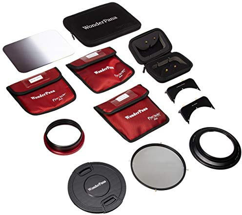 WonderPana 66 FreeArc Essentials 0.9SE Kit - Rotating Filter System Holder, Lens Cap, 6.6x8.5 0.9 (3-Stop) Soft Edge Graduated Neutral Density (Grad ND) and 145mm Circular Polarizer (CPL) Filters for the Nikon 14-24mm f/2.8G ED AF-S Nikkor Wide Angle Zoom Lens