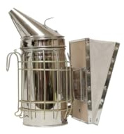 Harvest Lane Honey Standard Smoker, For The Backyard Beekeeper, Made with Leather Bellows