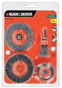 Black & Decker 70-617 Starter Set Wheel 60 Grit, 2 3 3/4, 4-Piece