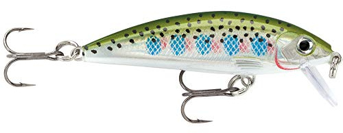 Rapala - CountDown un leurre pour cibler les poissons suspendus comme les truites, saumons, perches, sandres, black bass et brochets en eau douce -7cm,10g coloris Rainbow Trout