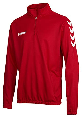 hummel Herren Sweatshirt Core 1/2 Zip, True Red, XXL, 36-895-3062