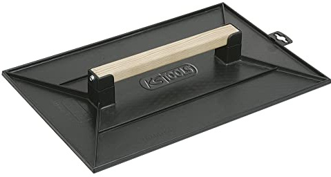 KS Tools 144.0521 Taloche plastique Poignée en bois Plateau alvéolé 270 x 180 mm Noir
