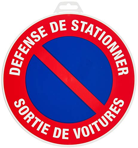 Novap - Panneau - Defense de stationner sortie de voitures - Diametre 300Mm Rigide