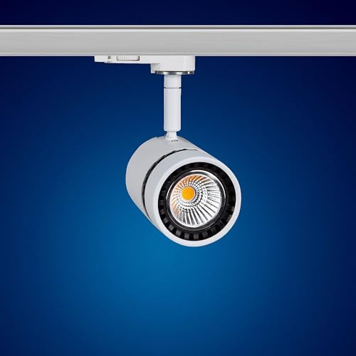 Mextronic 3-Phasen-Strahler/LED-Schienenleuchte inkl Adapter - Neutralweiß