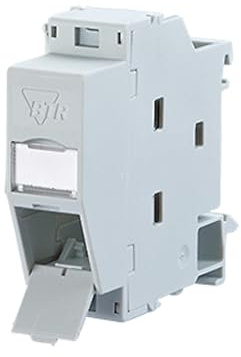 BTR METZ Connect 82178 1309427103-E Netzwerkdose Hutschiene CAT 6 Lichtgrau