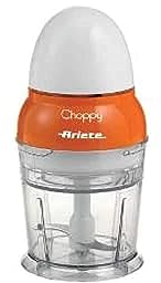Ariete 1836 Choppy - Tritatutto con lame in Acciaio Inox - si avvia premendo il coperchio - 250 ml - 160 Watt - Arancione