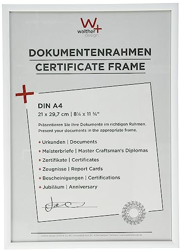 Walther KV130W New Lifestyle Kunststoffrahmen im Format 21 x 30 weiß