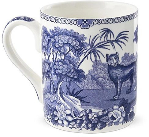 Spode Blue Room Aesop's Fables Mug 470ml | Large Cup, Dishwasher Safe