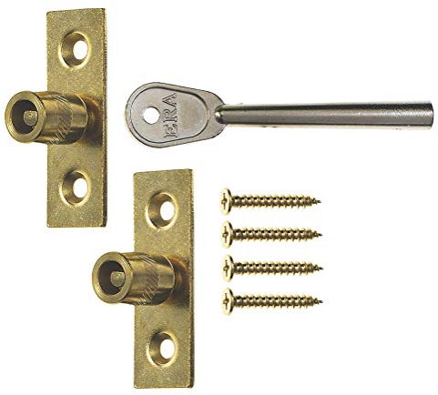 ERA 822 Sash Window Stop - PB 2 Locks + 1 Key Visi
