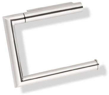 HEWI WC-Papierhalter System 162 (Papierhalter für eine WC-Rolle, Toilettenpapierhalter klappbar, Edelstahl verchromt) 162.21.10040
