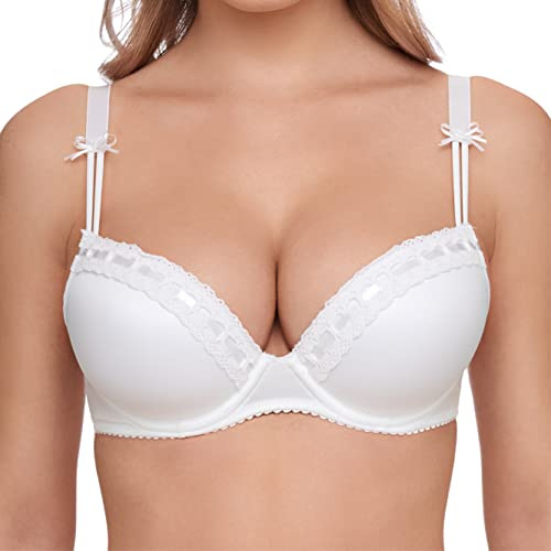 Susa - Reggiseno, Donna, Bianco (Weiß (003)), 3C