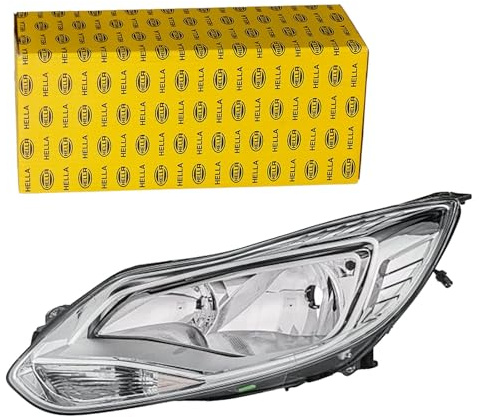 HELLA 1EA 354 994-011 Scheinwerfer - Ford Focus III - chrom | Kompatibel mit: FORD FOCUS III, FOCUS III Stufenheck, FOCUS III Turnier