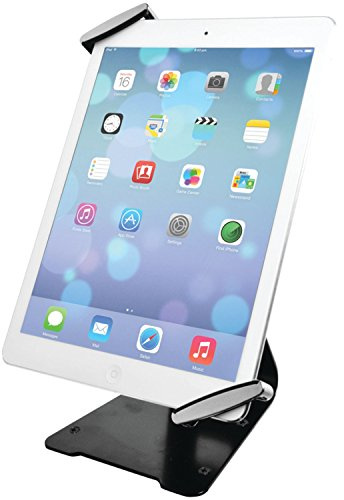 Universal Tablet Holder - CTA Universal Anti-Theft Security Grip Holder with Metal Stand for Tablets iPad 10.2 (7th/ 8th/ 9th Generation), & Other 7–10 Tablets (PAD-UATGS)