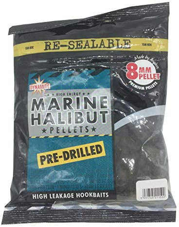 Dynamite Marine Halibut Pellets Pre-Drilled (8mm)