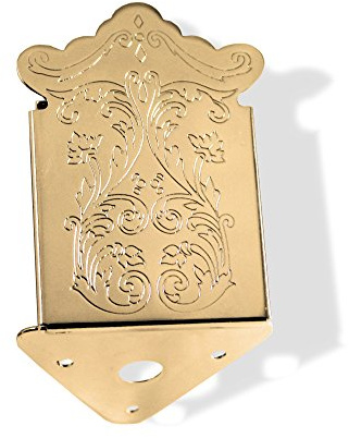 Saitenhalter, Mandoline, zum Anschrauben, Klapp-Stil, Gold