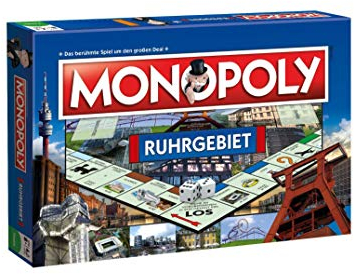 Winning Moves Monopoly Ruhrgebiet Brettspiel Gesellschaftsspiel für 2-8 Spieler ab 8 Jahren