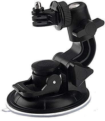 SUPPORTO AUTO STAND 360° SUPER RESISTENTE CON VENTOSA PER FOTOCAMERE VIDEOCAMERE GOPRO HD HERO 1 2 3 3+