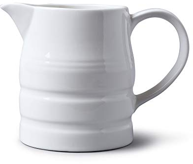 WM Bartleet & Sons, Porcelaine traditionnel Pot à lait, blanc, 2 pints