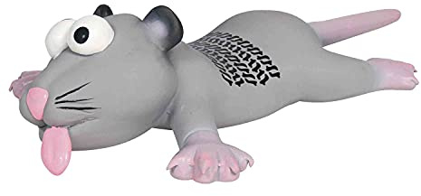 Trixie 35232 Ratte/Maus, Reifenspur, Latex, 22 cm, Farblig Sortiert