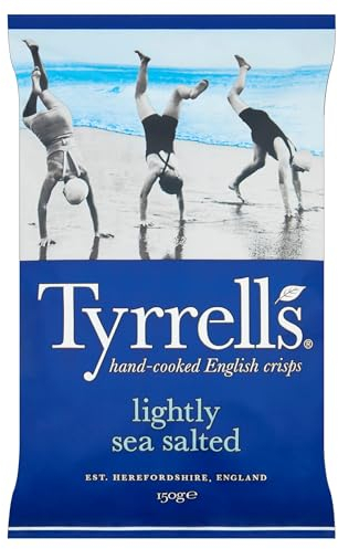 Tyrrell's Lightly Sea Salted Crisps, 150g