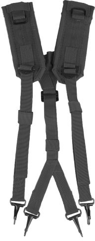 Mil-Tec LC2 Hosenträger Schwarz Einheitsgröße