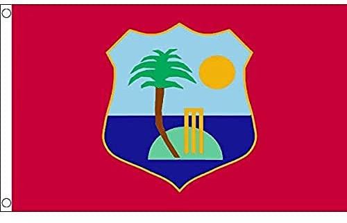 AZ FLAG - Drapeau Équipe des Indes occidentales - 150x90 cm - Drapeau West Indies 100% Polyester Avec Oeillets Métalliques Intégrés - Pavillon 110 g
