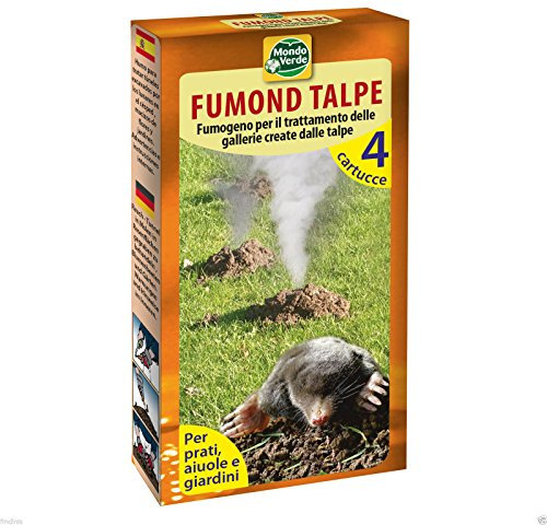 1 confezione da 4 unità professionali per talpa e talpa fumogena (fino a 50 m²)