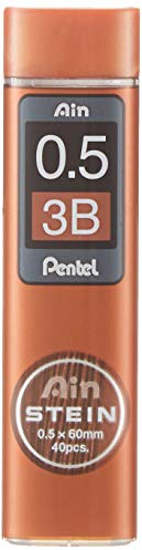 Pentel Ain STEIN C275 Feinmine, 40 Minen je Dose, 0.5 mm, Härtegrad 3B (1 Dose)
