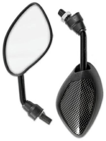 Universal Motocicleta Espejos Moto Retrovisores Carbono