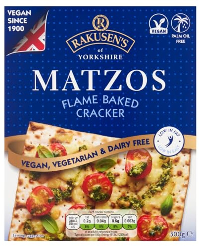 Rakusen'S Matzos Flame Baked Crackers, 300G