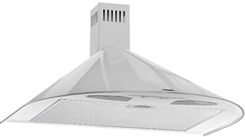 Akpo - WK-5 RONDO TURBO 50 - Hotte aspirante encastrable - 50 cm - 320m3/h - Blanc