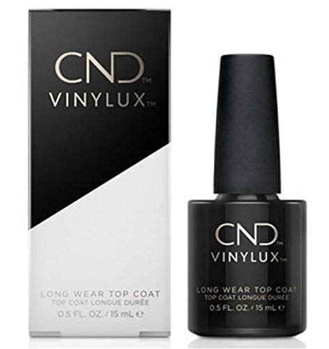 CND Vinylux - Smalto per Unghie Top Coat, Applicazione Facile, Dura di una Settimana, Formula a Asciugatura Rapida, Facile da Rimuovere, Protegge lo Smalto per Unghie, Brillantezza Extra, 15ml