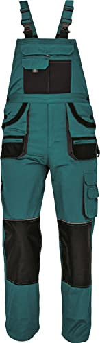 Stenso des-Emerton - Salopette da Lavoro - Uomo - Tute Protettive - Slim Fit - Verde - 56
