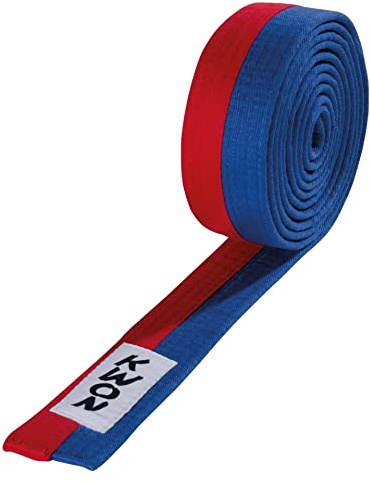 Budo-Gürtel 2-farbig (blau/rot, 260)