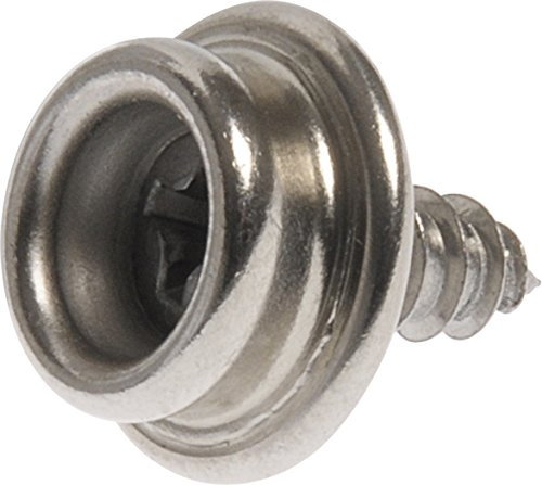 Hillman 58272 Stud Snap with Stainless Steel Screw, 3/8-Inch , 20-Pack