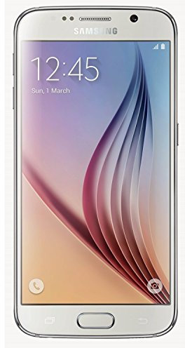 Samsung G920 Galaxy S6 Smartphone, 32 GB, Processore Octa Core, 2100 MHz, Bianco