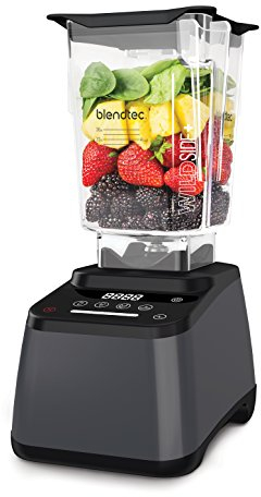 Blendtec D625B4114A1A-A1AP1D Designer 625 Hochleistungsmixer/Blender, 2.66 L, 1560 W, Schiefergrau