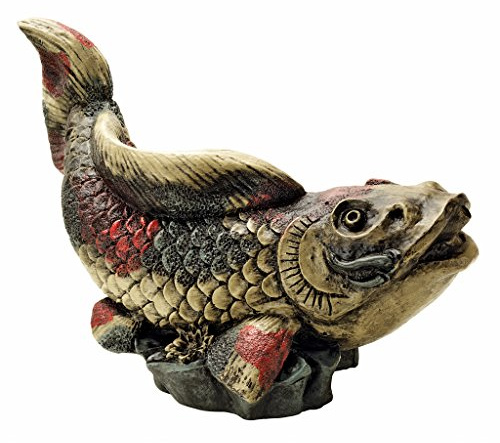 Design Toscano Showa Asian Koi Spitter Piped Statue