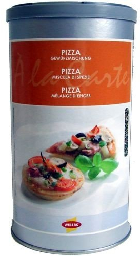 Wiberg Pizzagewürz - Aromatische Gewürzmischung mit Oregano, Basilikum & Knoblauch – Perfekt für Pizza, Pasta & mediterrane Gerichte - 190g