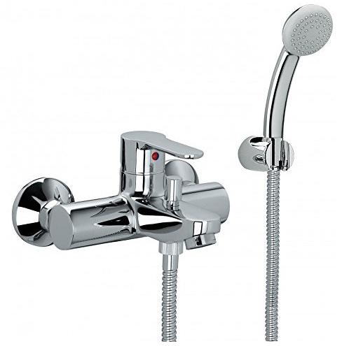 Miscelatore vasca blu paffoni con doccetta - blu026