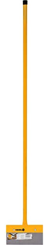 Vorel Grattoir à béton avec manche en métal 75 x 200 mm Longueur du manche : 130 cm Lame en acier à ressort pour aiguiser les chocs