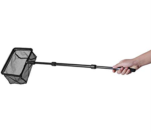 Garosa Fishing Net Folding Landing Net Retractable Aluminum Fish Tank Net Floating Objects Clean Tools Fishing Accessories? (L)