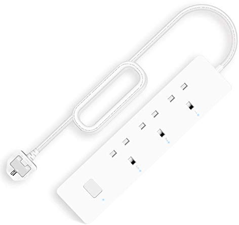 Woox Smart Plug with Energy Monitoring, Energy Monitoring Alexa Plug,Voice Control WiFi Plugs Work with Alexa/Google, Wireless Remote Control Timer Socket Plugs,Device Sharable, 13A,2990W-4pack