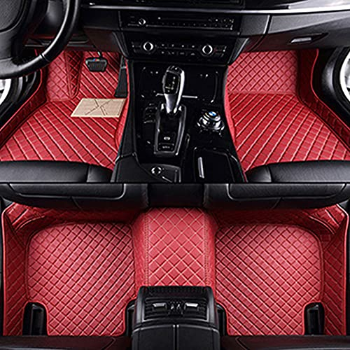 Fußmatten Leder Fussmatten Set Für OPEL Adam 2019 2020 2021(LHD), Auto Allwetter fußMatte Anti-Rutsch Bodenmatte Set Vorne Hinten ​Wasserdichte Anti-Kratz Automatten Teppiche
