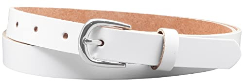 Vascavi Ledergürtel, 2 cm breit, Echtes Leder, Unisex Gürtel für Damen und Herren, MADE IN GERMANY, AM18-SL